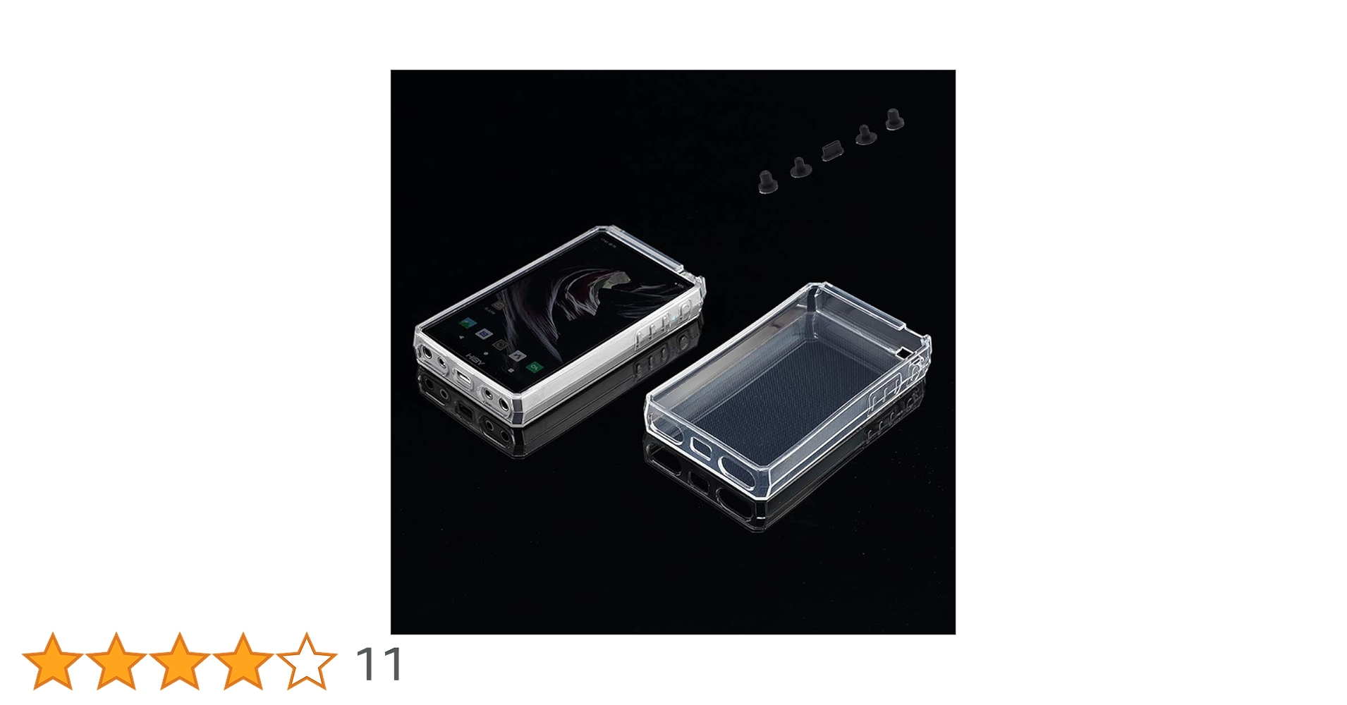 THE HiBy New R6 64GB Black本体＋ クリアケース Amazon | に適用するHiby New R6 2020 / RS6 / R6III ケース